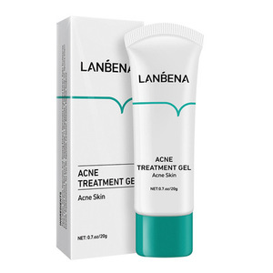Gel para el Tratamiento del Acné <span class=keywords><strong>Lanbena</strong></span> 20g, Aceite de Árbol de Té para Eliminar el Acné, Controlar la Grasa, Reducir las Marcas, Reparar la Piel y Tensar los <span class=keywords><strong>Poros</strong></span> - Product Image 1