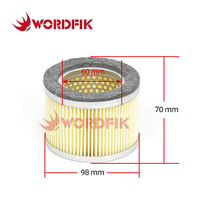 Filtre à air pour pompe à vide Wordfik 90950700000 pour Becker KVT KDT DVT 3.60 3.80 3.100 3.140 Picchio 2200 KDT3.80