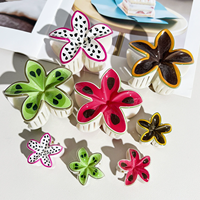 Trendige Haarklammern mit Frucht- und Blumenmuster, Süße Damen-Haarspangen für Hochsteckfrisuren, Festliche Haaraccessoires