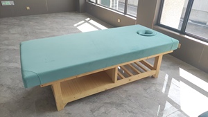 Mesa de <span class=keywords><strong>Masaje</strong></span> Tailandesa de 90 cm de Ancho, Marco de Madera Sólida, Esponja de Alta Densidad, Orificio Facial Integrado, Cama de <span class=keywords><strong>Masaje</strong></span> - Product Image 2