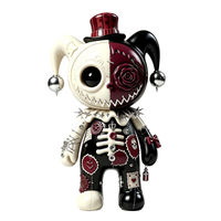 Figurine de collection OEM personnalisée de poupée clown gothique en ABS, boîte mystère avec emballage personnalisé, service de personnalisation direct usine en Chine
