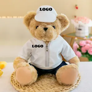 Biểu tượng tùy chỉnh sang trọng gấu bông xe 4S Cửa hàng đồ chơi búp bê mặc mũ gấu tiếp thị đồ chơi sang trọng linh vật tùy biến