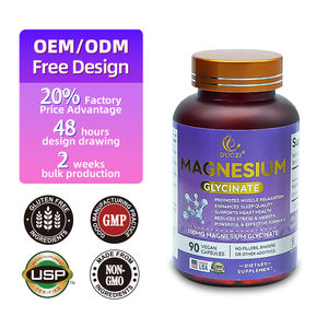 DUOZI High Absorption Magnesium Glycinate 500mg Vegan Capsules for <b>Sleep</b> Muscle Relaxation & Stress Relief 90 Capsules - Product Image 2