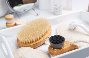 Cepillo de limpieza corporal, cepillo exfoliante corporal para baño, cepillo para celulitis - Product Image 3