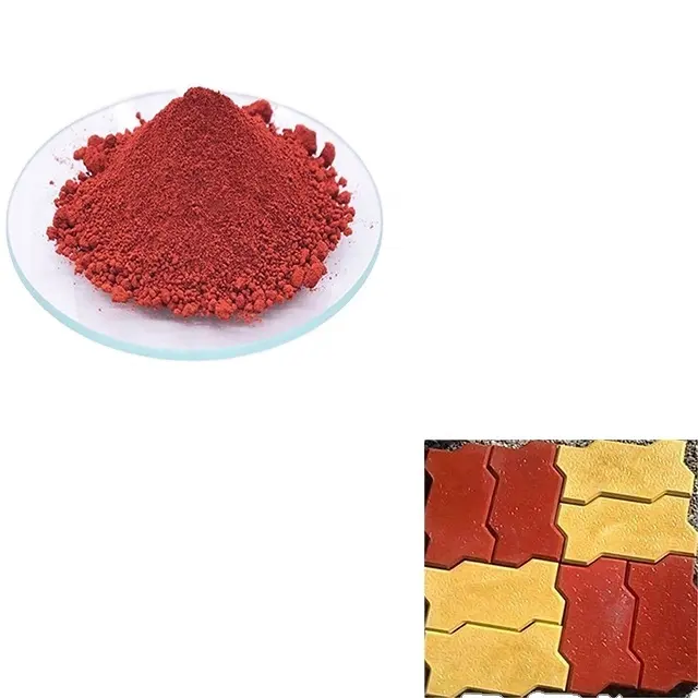 벽돌을 위한 시멘트 안료 분말 산화철 빨강