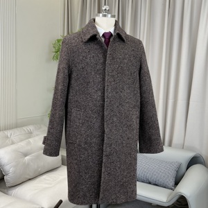 Áo khoác len pha cao cấp JXKRSZF thiết kế theo phong cách cổ điển châu Âu, may đo riêng, lấy cảm hứng từ di sản xa xỉ. - Product Image 4