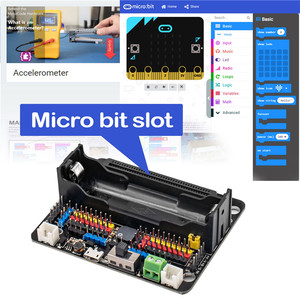 Lafvin Mini Micro Bit Ban Điều Khiển Từ Xa Biến Đổi Robot Xe 4WD Smartrobotics Kitsrobotics Bộ Dụng Cụ Microbit Thông Minh Robot Xe - Product Image 4