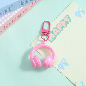 Nouveau Porte-clés Écouteurs 3D Mignon et Stylé en Acrylique, Accessoire Mini Sac à Dos pour Amis et Cadeaux 2026 - Product Image 3