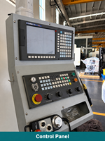 Centre d'usinage vertical CNC stable VMC855 VMC850, équipement de fraisage CNC de précision en métal avec cadre en fonte HT300