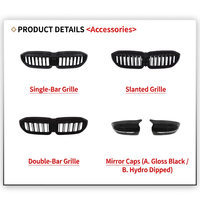 Kit carrosserie G20 G28 pour BMW Série 3, mise à niveau au style M Sport, comprenant pare-chocs avant, diffuseur arrière, jupes latérales et calandre, modèles 2019 2020 2021 2022