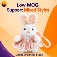 Figurine en peluche personnalisée directement de l'usine, sans MOQ, OEM, personnage de dessin animé, poupée en peluche douce, idole Kpop, pour cadeau