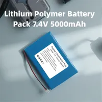 Baterai Polimer Lithium 7.4V 5000mAh Berkinerja Tinggi - Cadangan Tahan Lama untuk Peralatan Elektronik 7.4V