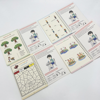 Cahier de traçage magique en gros pour l'apprentissage des langues (français, anglais, espagnol, arabe, allemand) – Livre éducatif pour enfants