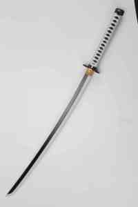 ดาบอนิเมะคาตานะราโน่โซโร่ <span class=keywords><strong>wado</strong></span> <span class=keywords><strong>ichimonji</strong></span> ใบไม้ไผ่หนึ่งชิ้นของแท้มีดด้ามพลาสติกที่ได้รับแรงบันดาลใจจากไม้ไผ่แบบโบราณ - Product Image 2