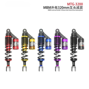 Amortisseur arrière à <span class=keywords><strong>gaz</strong></span> réglable modifié pour scooter Yamaha 100 RSZ FX JOG ZY100 Suspension violette - Product Image 2