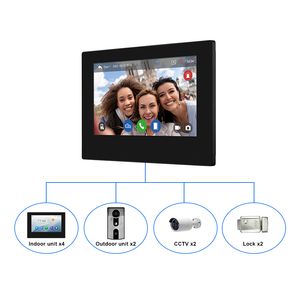 Tuya Smart 7 Inch LCD Video <strong>Door</strong> Phone Monitor 1080P HD Camera Interphone With RFID Unlocking Access Control Supports WIFI - Product Image 5