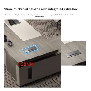 Customizable Color Luxury Modern Desk Stylish Simplicity Executive Desk Reception Office Desk Boss Table - Product Image 2