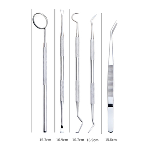 AJL 2026 Kit Professionale per Igiene Dentale in Acciaio Inossidabile, 5 Pezzi, con 5 Strumenti Dentali - Product Image 3