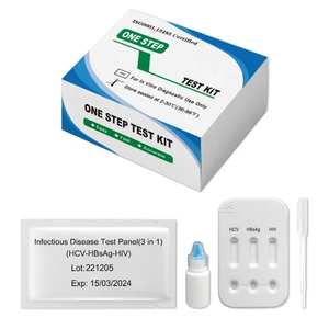 Test de diagnostic antigénique VIH <span class=keywords><strong>1</strong></span>/<span class=keywords><strong>2</strong></span> de qualité médicale, emballé pour une confidentialité accrue, pour des résultats rapides et précis, instrument d'analyse clinique - Product Image 1