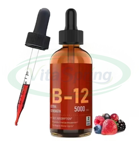 VitaSpring OEM Organic 5000 Mcg Vitamina <span class=keywords><strong>B12</strong></span> Gotas Líquidas Suplementos energéticos Vitamina <span class=keywords><strong>B12</strong></span> Líquida - Product Image 1