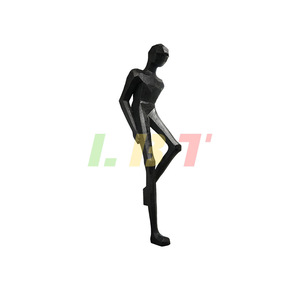Esculturas de figuras abstractas de fibra de vidrio personalizadas, hechas a mano, de estilo moderno minimalista, para decoración de vestíbulos de hoteles, centros comerciales y pasillos. - Product Image 5
