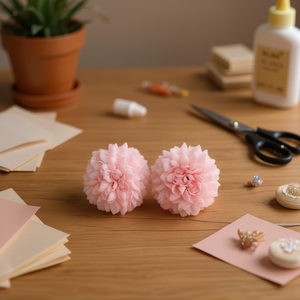 Decorazioni Floreali ILAN 4cm Fiori Rosa per Progetti Creativi e Fai-da-Te - Product Image 3