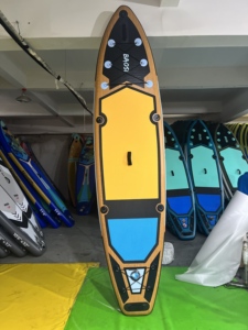 Planche de paddle gonflable <span class=keywords><strong>YASKA</strong></span> Drop Stitch pour la pêche en surf, amovible, antidérapante, portable, vente en gros - Product Image 2