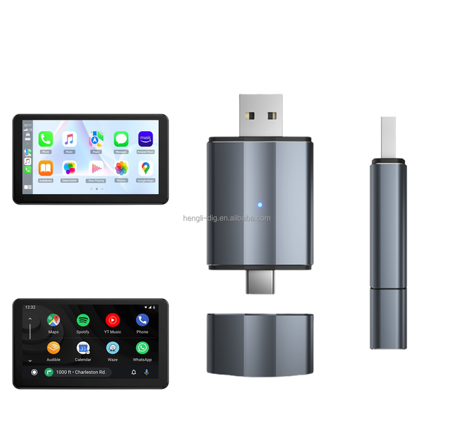 Wireless Carplay Adapter, Converts Wired to Wireless Carplay Adapter for IPhone, Wireless Control Plug & Play Carplay for Cars