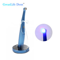 Lampe de photopolymérisation dentaire Greatlife Dent Dolphin 2600mW/cm² à large spectre, polymérisation en 1 seconde, corps métallique avec détecteur de caries et photomètre