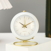 Réveil silencieux simple en quartz avec veilleuse et minuterie, idéal pour les enfants et les étudiants, cadeau, vente en gros