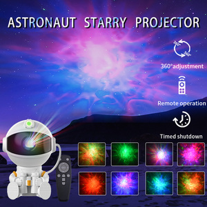 Projecteur <span class=keywords><strong>de</strong></span> lumière nocturne nébuleuse astronaute, projecteur d'étoiles LED ciel étoilé complet avec télécommande, corps en ABS, cadeau d'anniversaire pour chambre d'enfant - Product Image 2