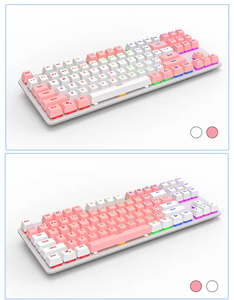 Teclado Mecánico Gamer con Cable de 87 Teclas, Iluminación RGB, USB-C, para Jugar - Product Image 3