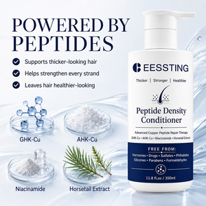 Acondicionador de Etiqueta Privada para el Crecimiento del Cabello, Anticaspa, Sin Sulfatos, Promueve la Densidad del Cabello, Péptido GHK-Cu - Product Image 4