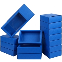 Boîtes en papier kraft haut de gamme portables sur mesure avec fenêtre et doublure en éponge pour l'emballage de perruques