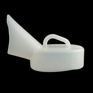 Orinal de plástico Yu Ruitong de 800 ml con escala y tapa, recolector médico - Product Image 1