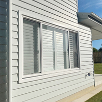 Ventanas Corredizas Horizontales de Aluminio con Doble Vidrio de Alta Calidad, Ventanas Corredizas con Marco de Aluminio para Hoteles y Villas