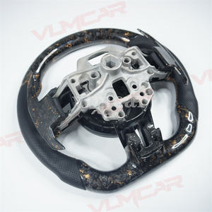 Volant privé en fibre de carbone forgé sur mesure pour <span class=keywords><strong>Ford</strong></span> <span class=keywords><strong>Mustang</strong></span> avec palettes de changement de vitesse/Disponible pour tous les modèles de voiture - Product Image 6