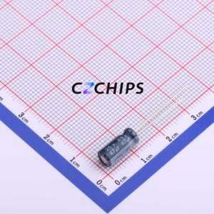 Condensador Electrolítico de Aluminio de Montaje Pasante ECR1EBK470MLL050011, D5xL11.5mm 47uF 20% 25V 2mm - Product Image 1