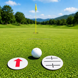 SwingPerfect - Juego de 5 Tapetes de Práctica de Golf para Putting, Doble Cara, con Alineación de Flechas, Almohadilla de Goma Suave, para Entrenamiento en Interiores y Exteriores - Product Image 1