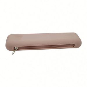 Estuche Rectangular de Silicona Impermeable para Lápices, Bolsa Compacta y Portátil para Cosméticos, Monedero con Cierre para Brochas de Maquillaje - Product Image 5