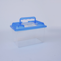 Aquariums Polystyrène Box Outdoor Camp Betta Fish Box Plastic Tank Frogs House aquarium product