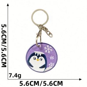 Llavero con Cordón Bordado con Logotipo Personalizado, Etiqueta Tejida para Llaves, Cadena para Llaves - Product Image 2