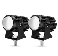 NOUVEAU Phare de moto mini projecteur laser LED 12V pour moto, système d'éclairage de moto