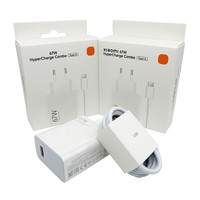 Chargeur USB d'origine 33W 67W 120W Chargement super rapide Adaptateurs de voyage USB pour Xiaomi Mi 12 11t Pro F4 Gt Redmi Note 11t