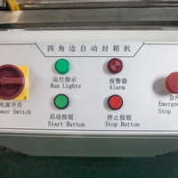 Machine de scellage et d'encollage automatique GURKI pour l'emballage du papier et du bois, scellage des boîtes de vêtements avec joint croisé sur les bords