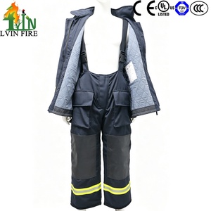 Combinaison de protection incendie LVIN EN469 à prix de gros avec casques, gants, bottes et SCBA, en Nomex II/IIIA à 4 couches - Product Image 4