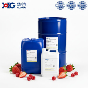 Huile parfumée concentrée de qualité supérieure, longue durée, conforme IFRA, à la fraise et à la framboise, pour la fabrication de tartes à la cire - Product Image 1