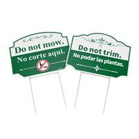 Panneaux publicitaires extérieurs en carton ondulé, feuilles de plastique PP creuses, enseignes de campagne immobilière, panneaux de cour avec logo personnalisé