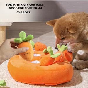 Vendita calda di alta qualità carino palla di carota all'ingrosso cucciolo di cane giocattolo di peluche <span class=keywords><strong>Pet</strong></span> Dog giocattolo per giocare per piccoli animali conigli - Product Image 3