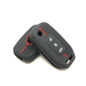 Coque de clé de voiture en silicone motif en fibre de carbone compatible avec les <span class=keywords><strong>accessoires</strong></span> de coque de clé Renault Espace Scenic 4 <span class=keywords><strong>Arkana</strong></span> - Product Image 6